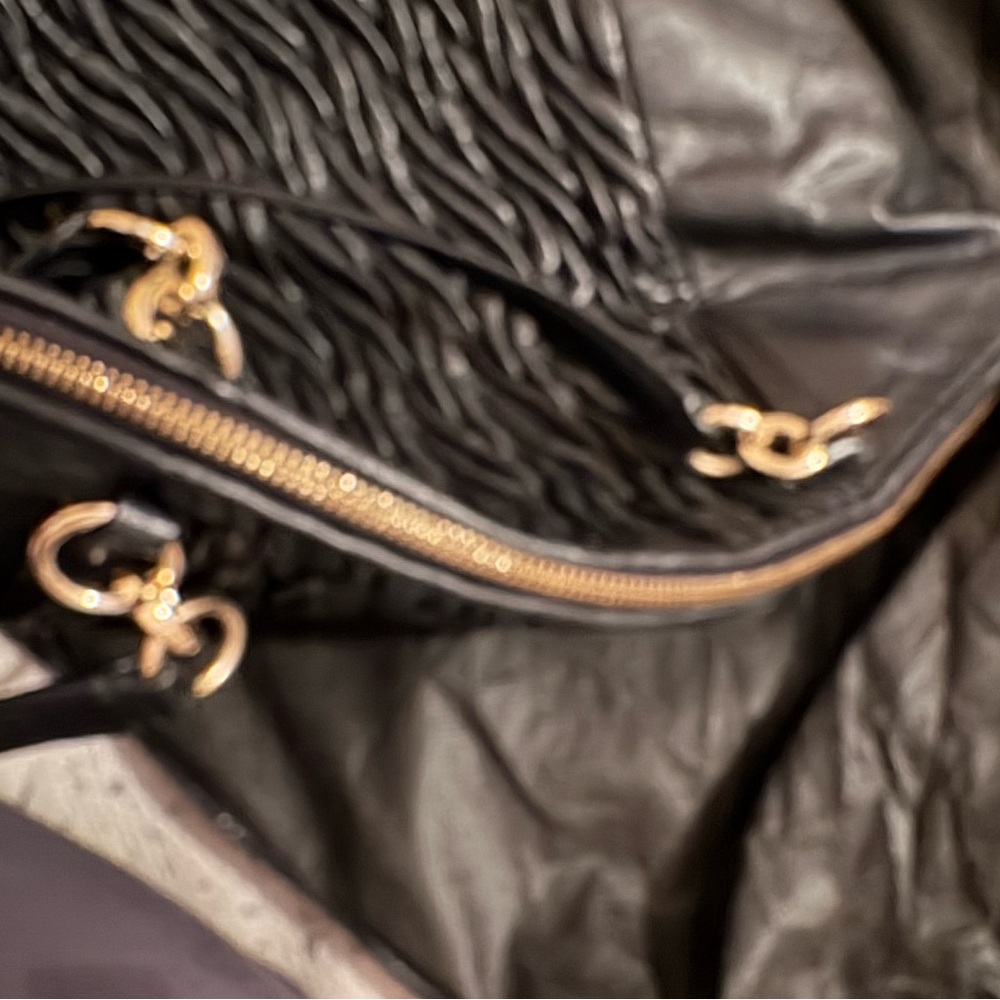 Coach‎ Black Twisted leather Shoulder Bag - Picture 5 of 10